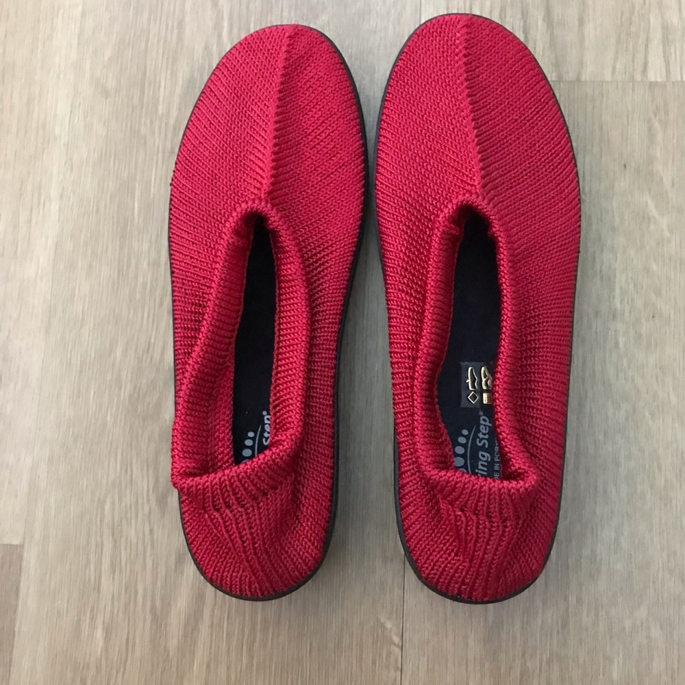 Spring Step Tender Ankle Knit Shoes, Size 39 (8)